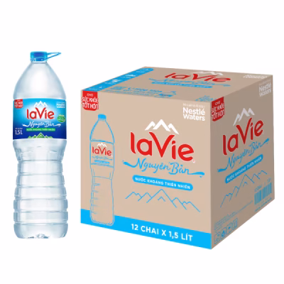 Nước LaVie 1.5L thùng 12 chai Đà Nẵng